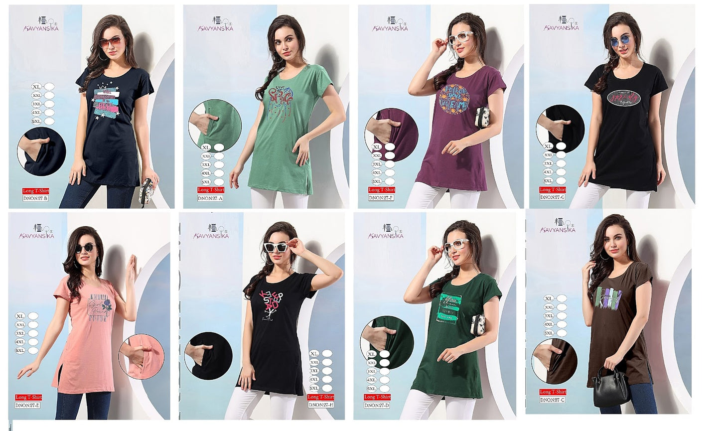 Dn 27 Kavyansika Women Long Tshirt