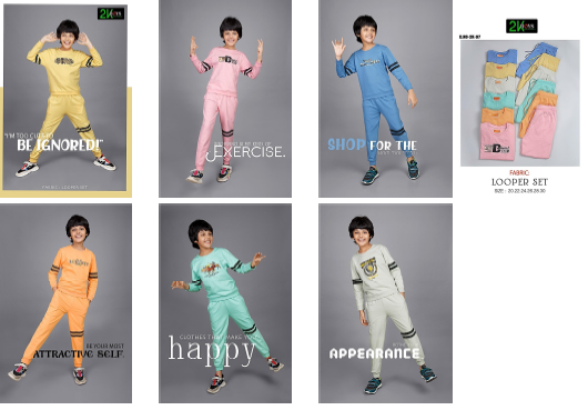 Dn 97 2Kboys Looper Boys Co Ord Set