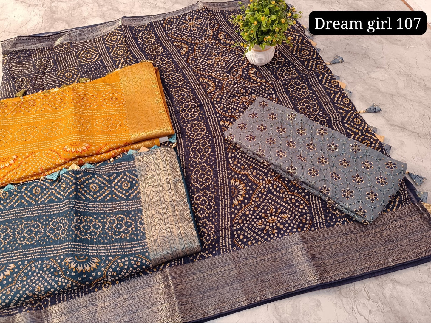 Dream Girl 107 Kalpveli Organza Silk Sarees