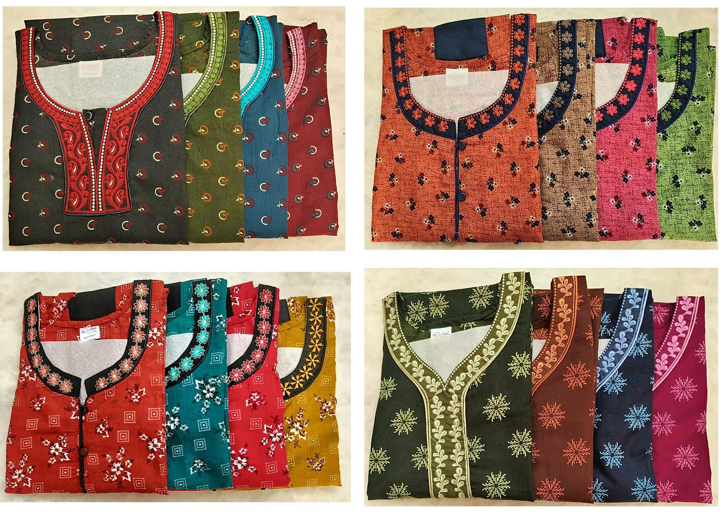 Embroidery-0304 Ruchee Fashion Night Gowns