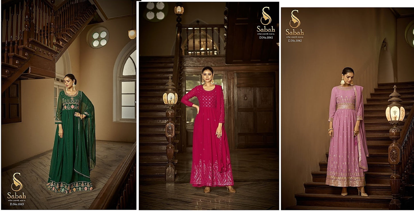 Fiza Sabah Anarkali Salwar Suits