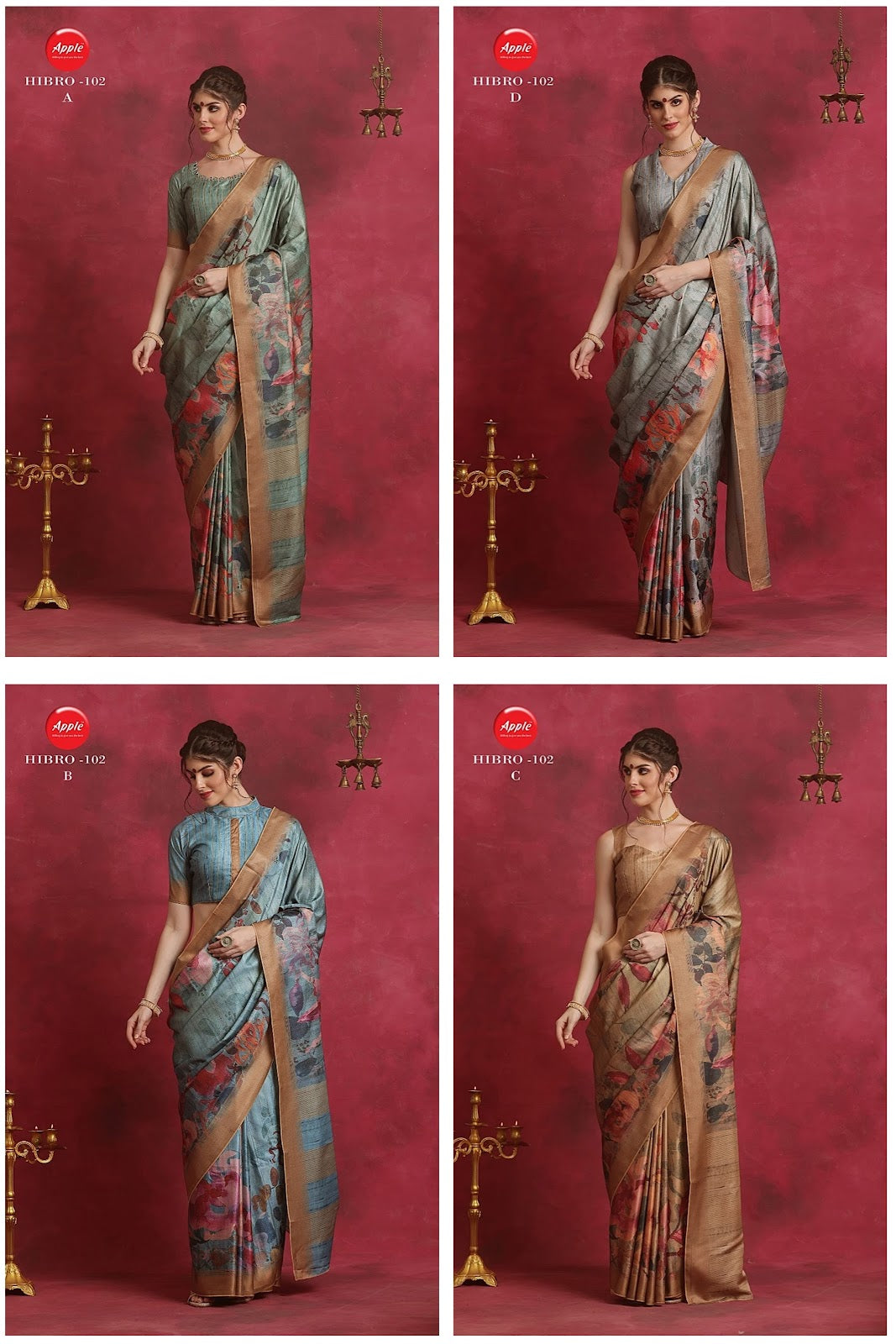 Hibro-102 Apple Sarees