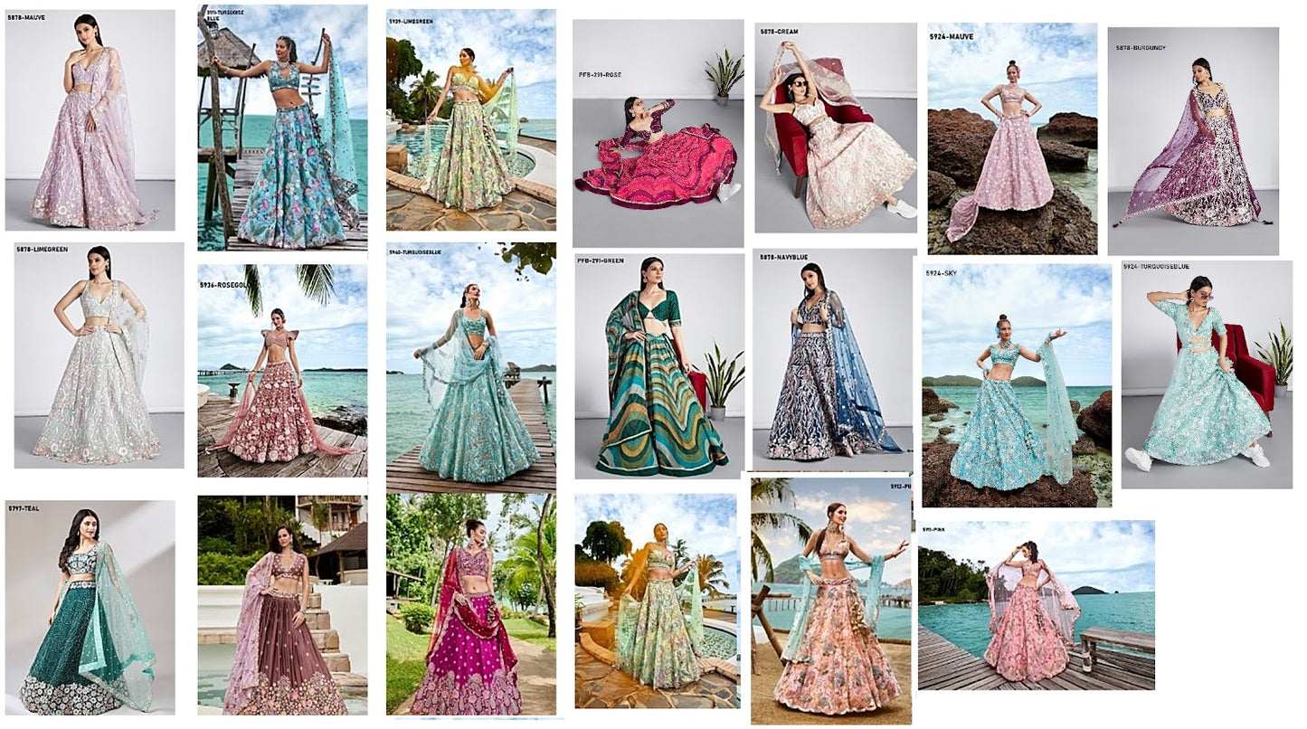 Hit Design Pf Georgette Lehenga Choli