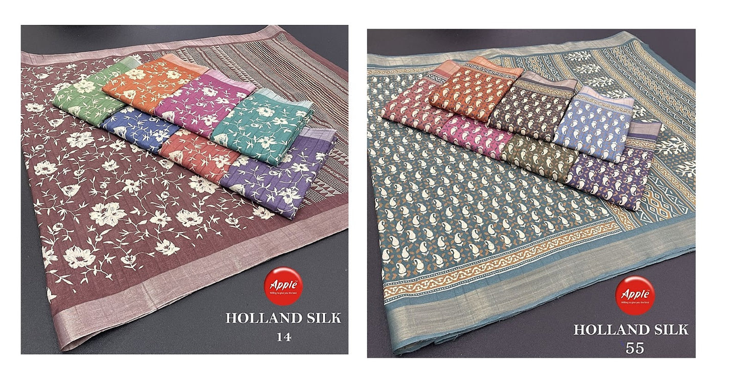 Holland Silk 14-55 Apple Sarees