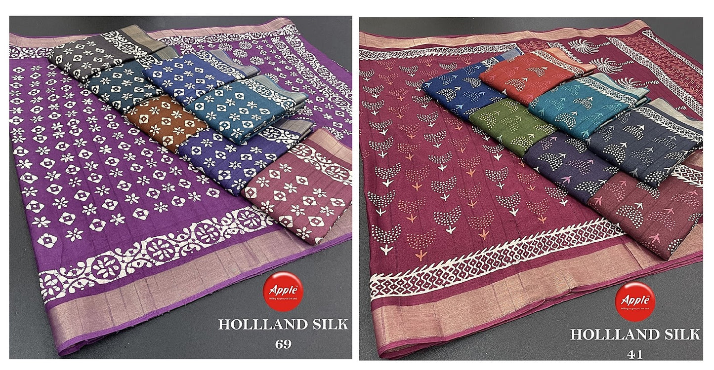 Holland Silk 41, 69 Apple Sarees