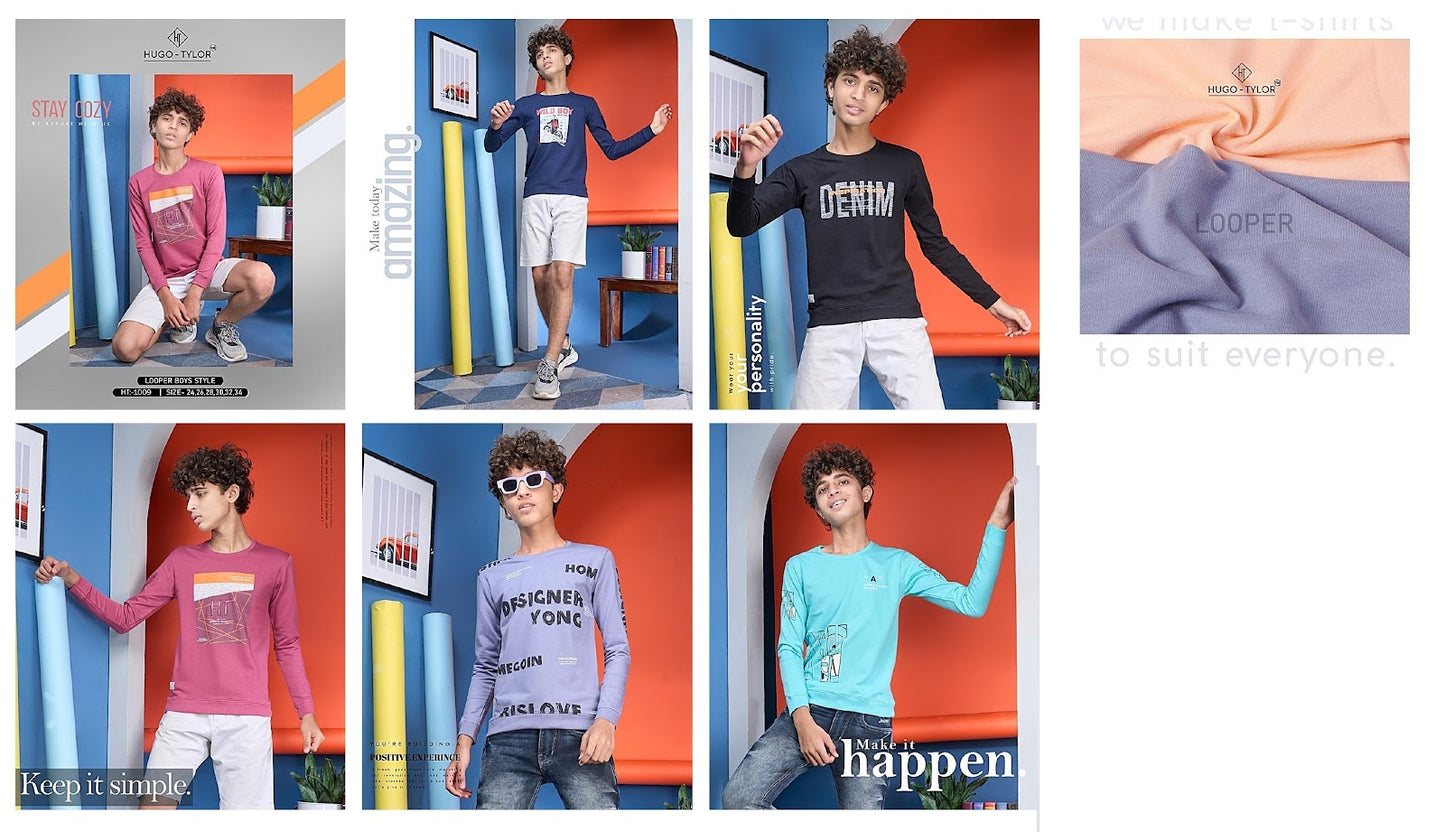 Ht 1009 Hugo Tylor Boys Tshirt