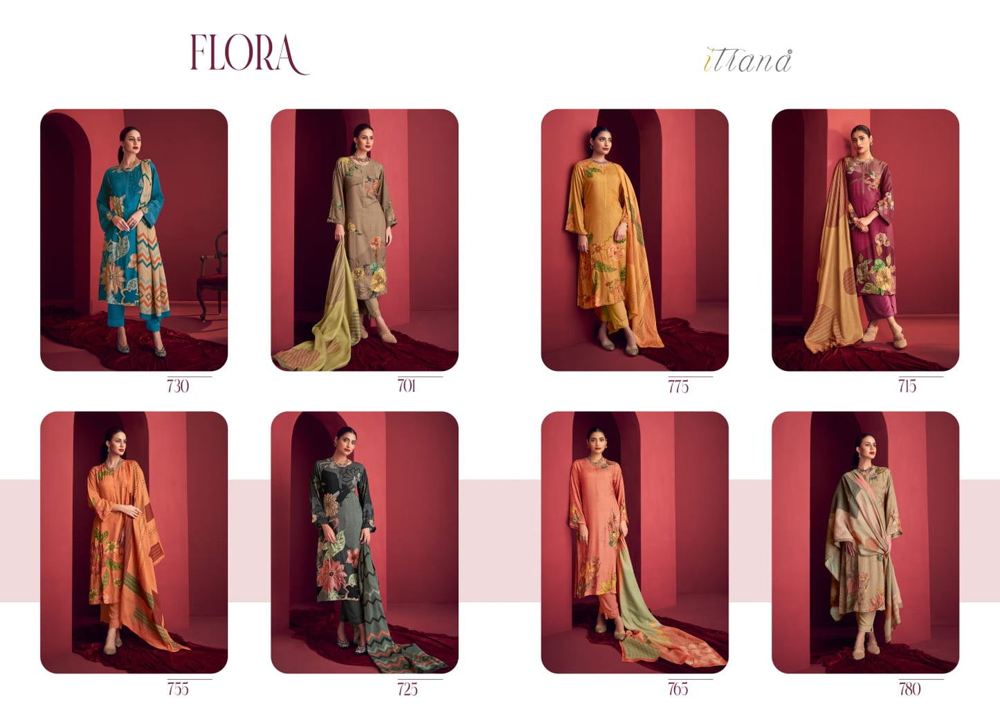 Flora Itrana Staple Plazzo Style Suits