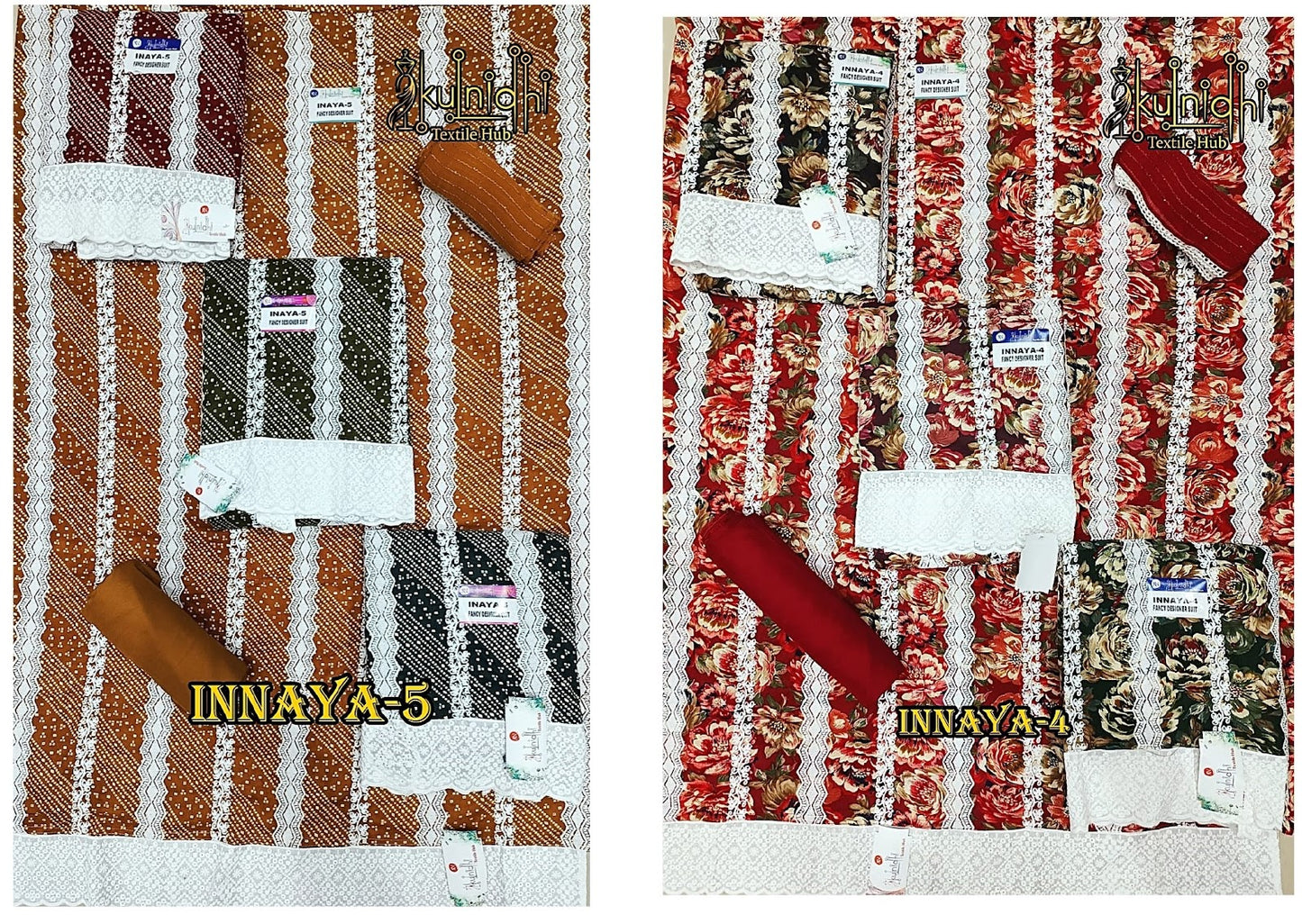 Innaya 4-5 Kulnidhi Viscose Rayon Salwar Suits