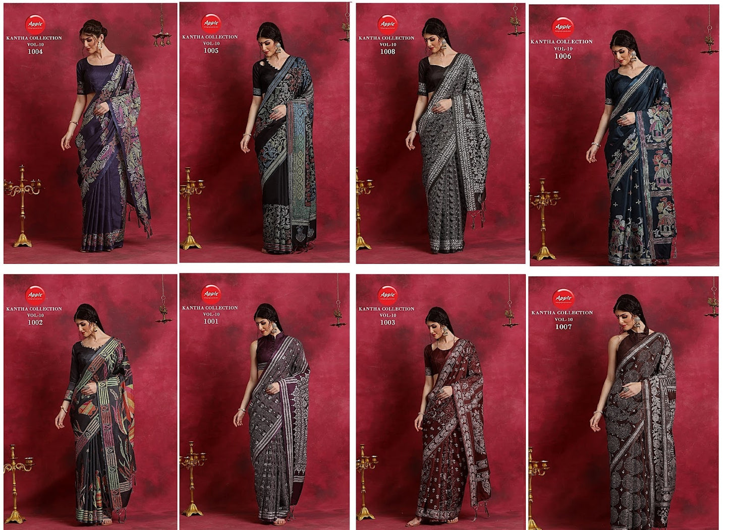 Kantha Collection Vol 10 Apple Sarees