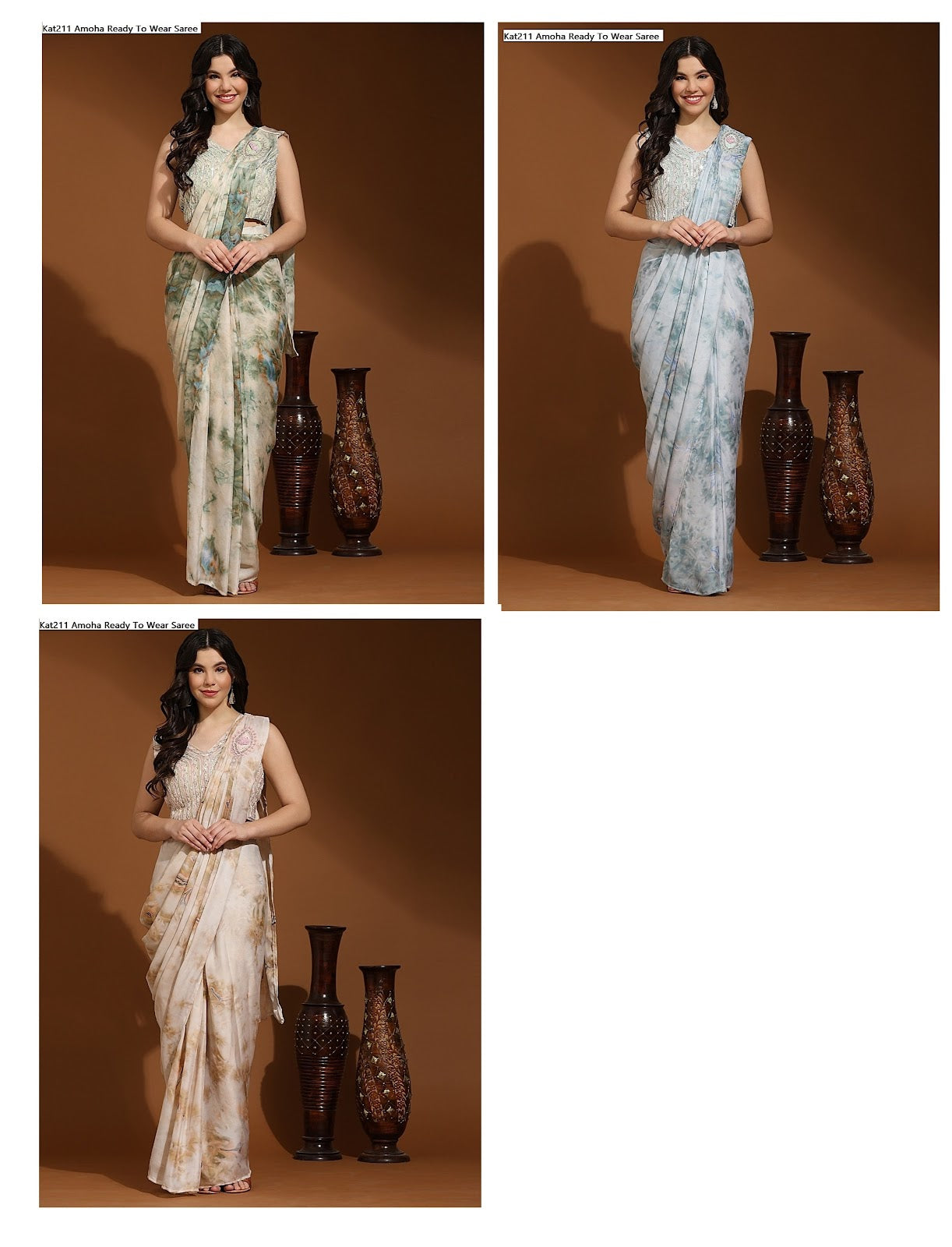 Kat211 Amoha Ready To Wear Saree