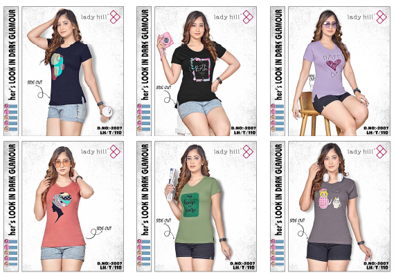 Lh T 110 2007 Lady Hill Cotton Women Tshirt