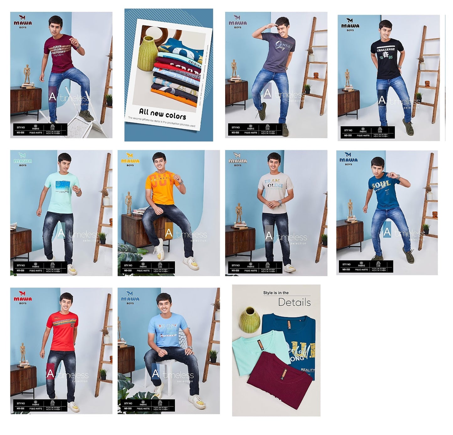 Mb 058 Mawa Boys Matty Boys Tshirt