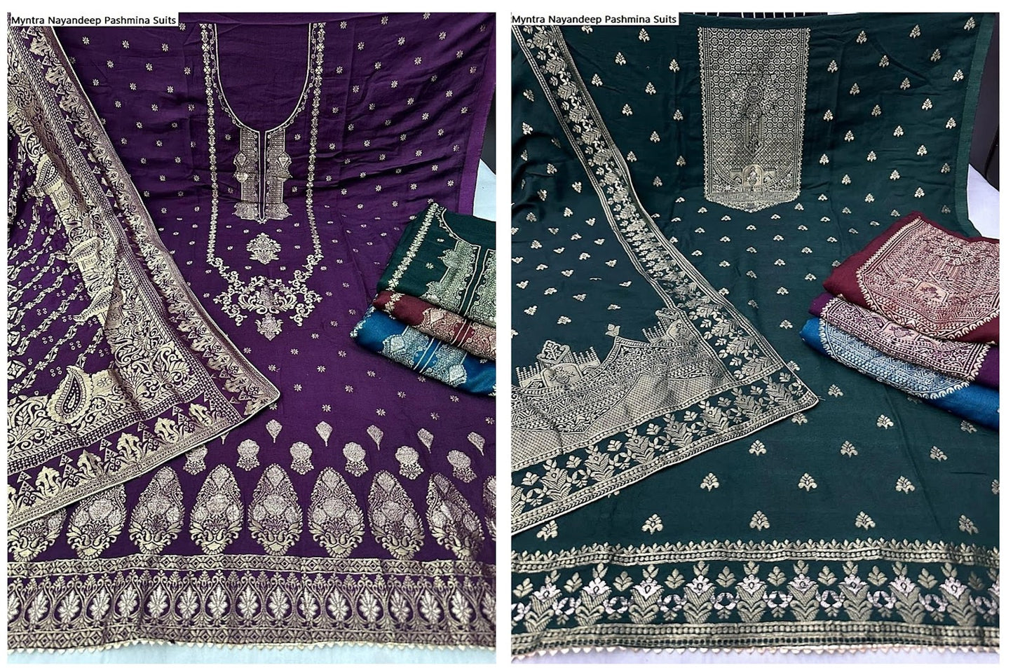 Myntra Nayandeep Pashmina Suits