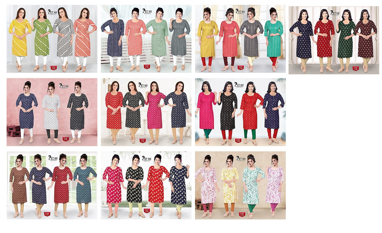 New-Pet-Nx Premnath Rayon Knee Length Kurtis