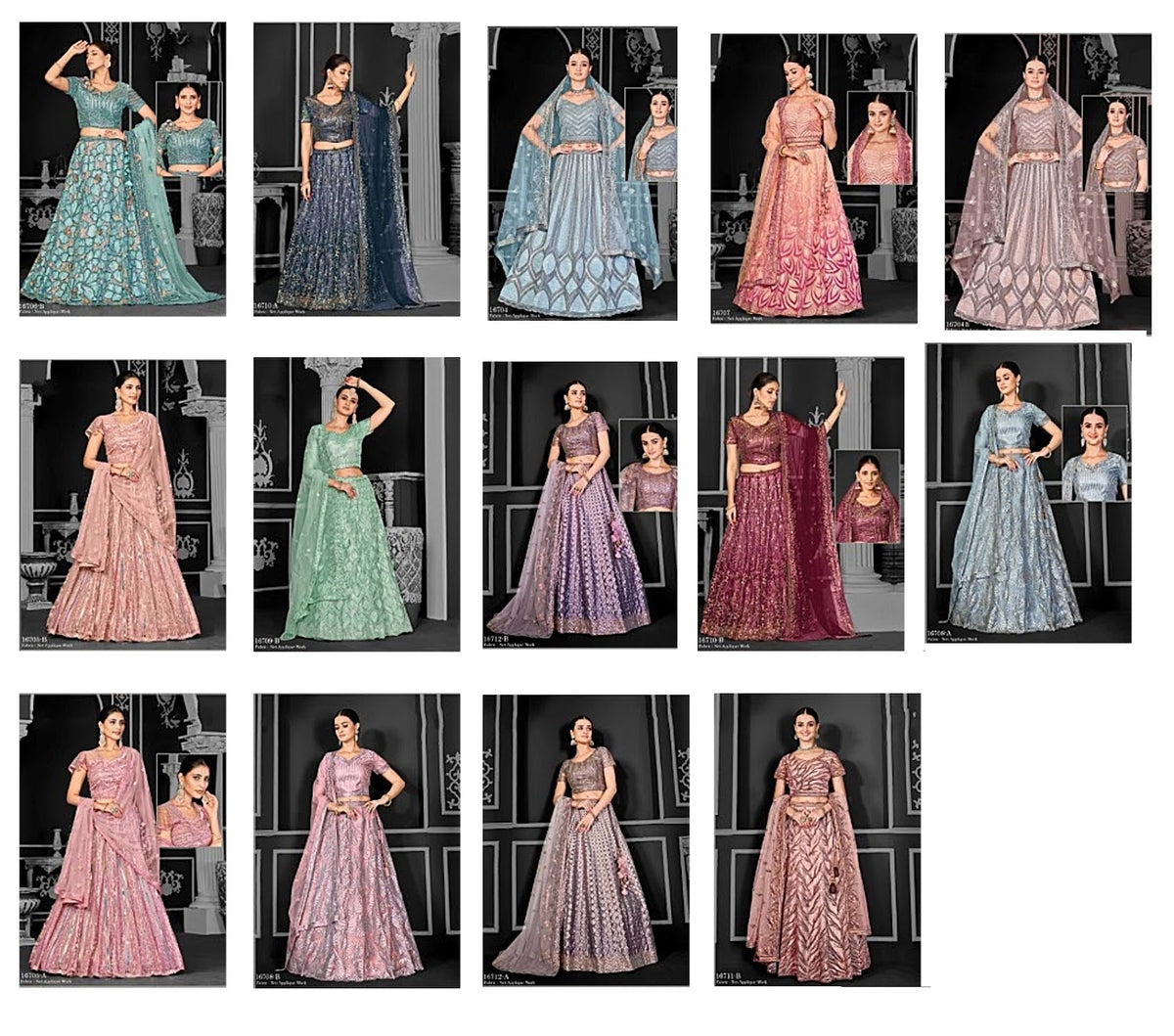 Nimaya-Bonanza Vol 02 Mahotsav Net Lehenga Choli