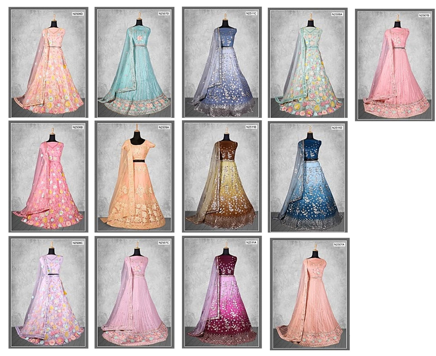 Nimaya Kangan Mahotsav Net Lehenga Choli