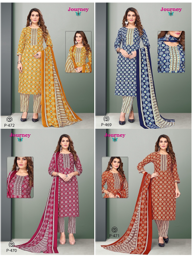 P 469 To 472 Journey Design Readymade Pant Style Suits