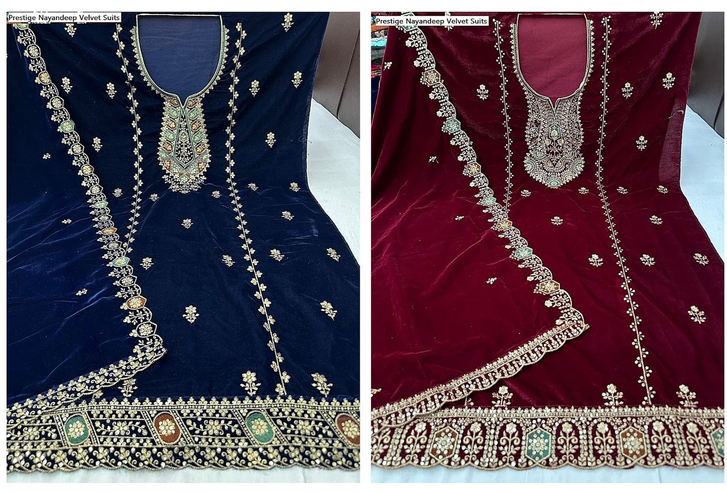 Prestige Nayandeep Velvet Suits