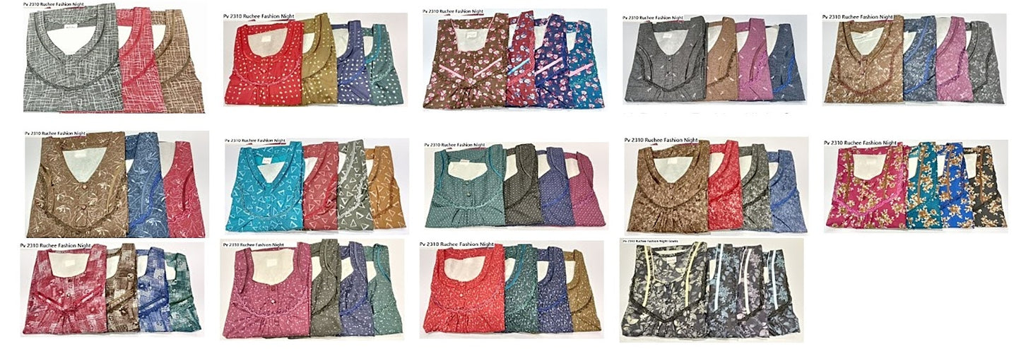 Pv 2310 Ruchee Fashion Night Gowns