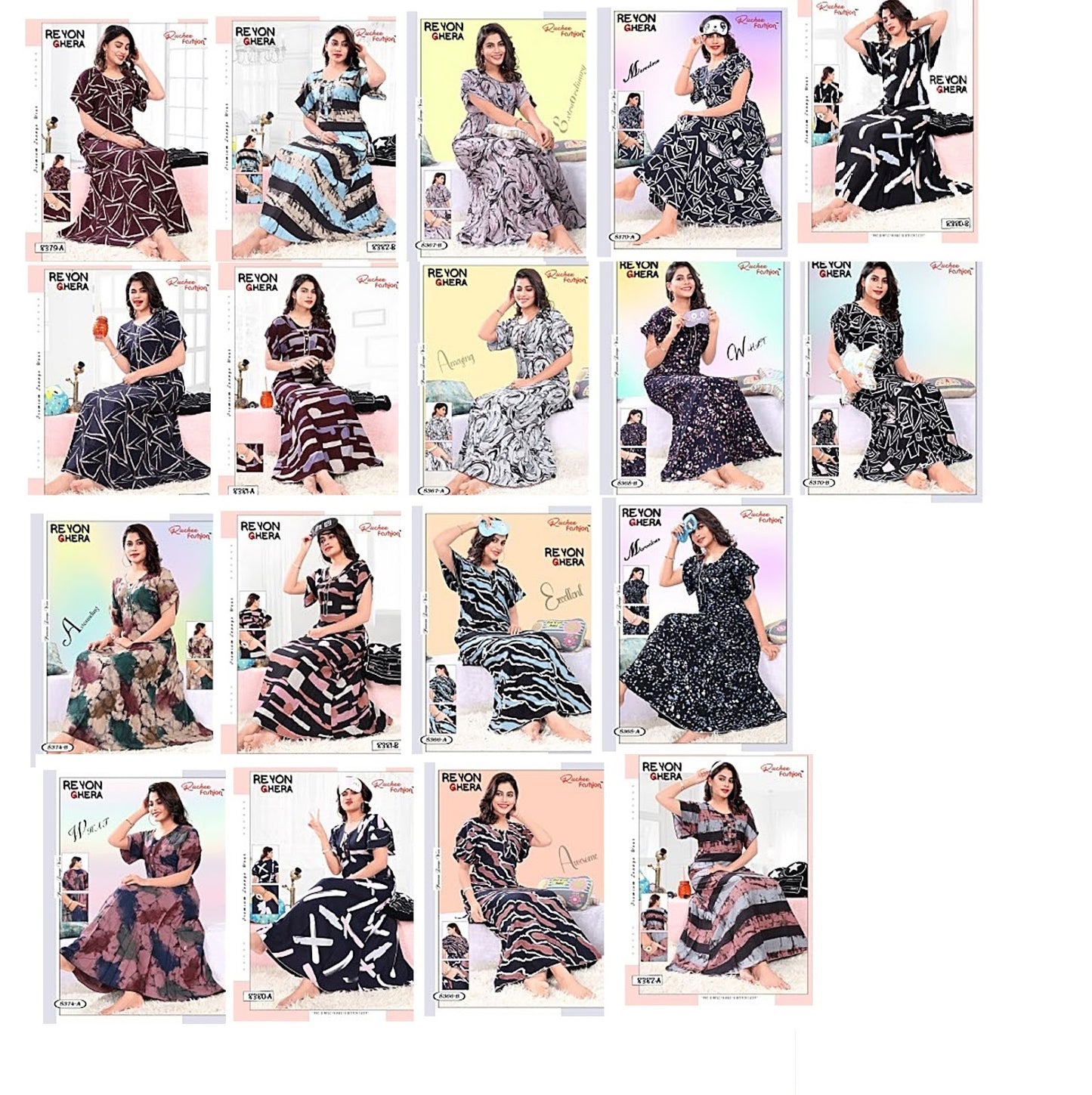 Rayon 2811 Ruchee Fashion Night Gowns