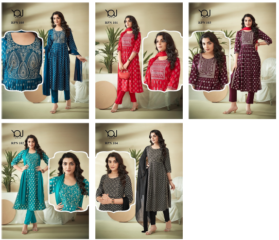 Rpn Naiya Cut You Readymade Pant Style Suits