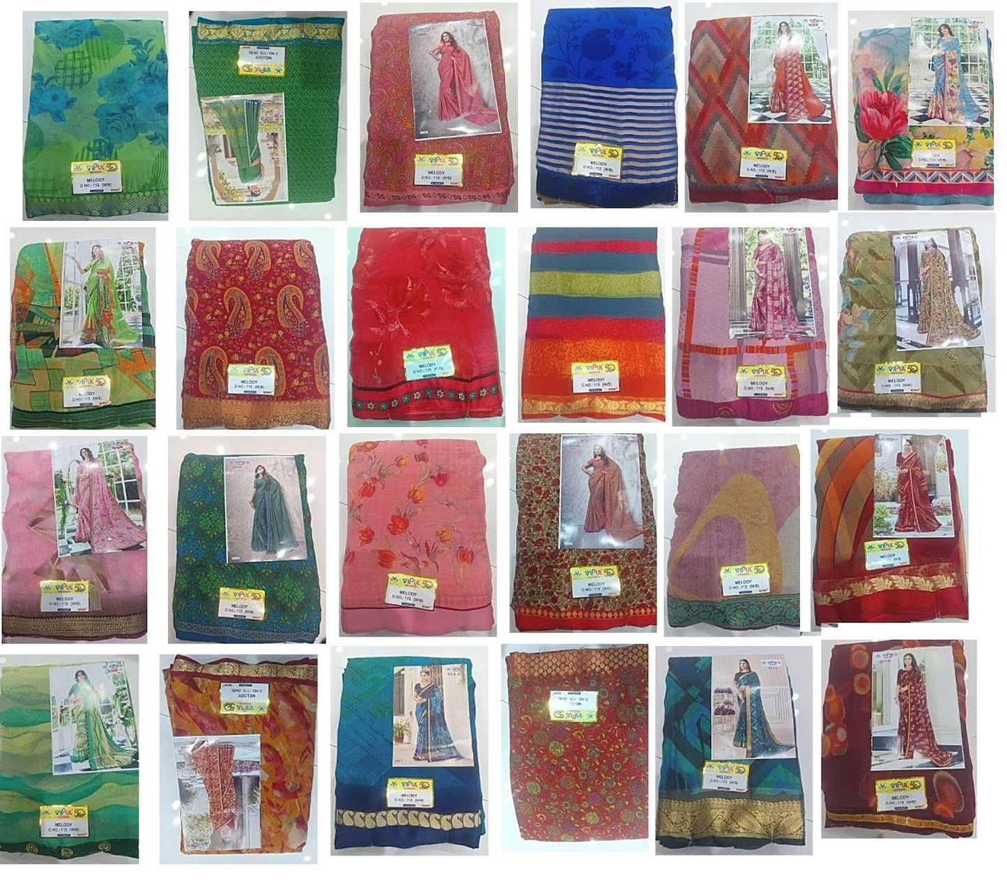 Sale Sale Sale Melody Vipul Chiffon Sarees