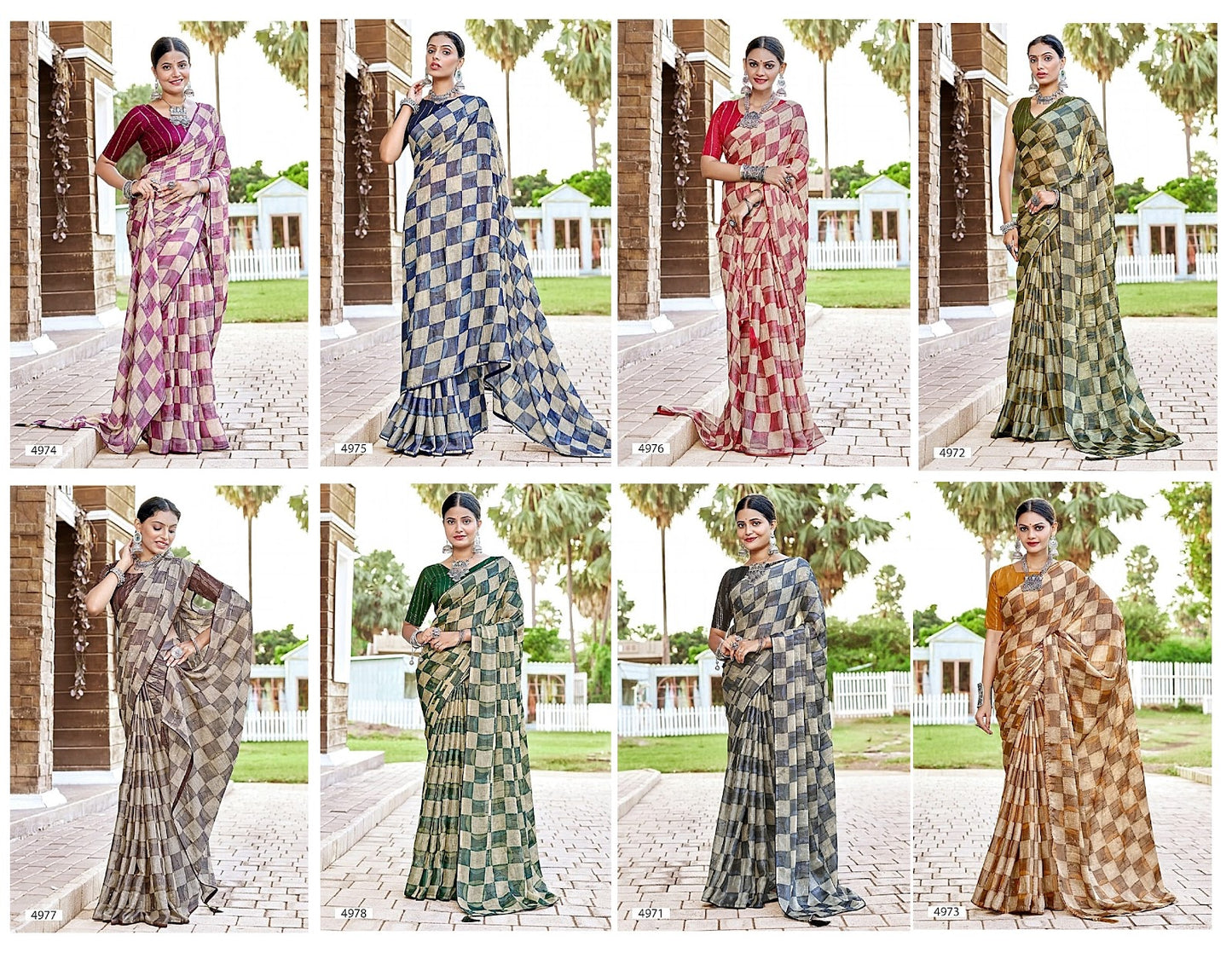 Sanvika-2 5D Designer Chiffon Sarees