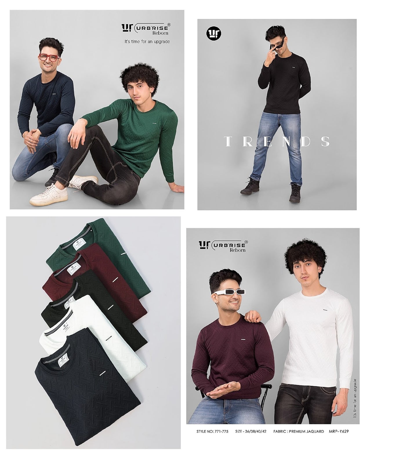 Style 771-775 Urbanrise Imported Mens Tshirts