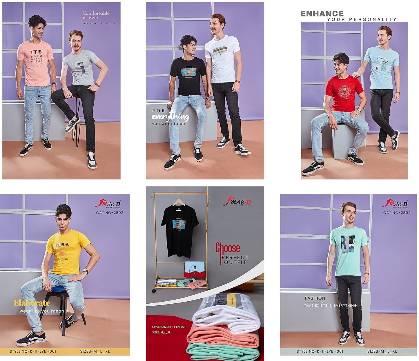 Style No K-11 Mac D Mens Tshirts