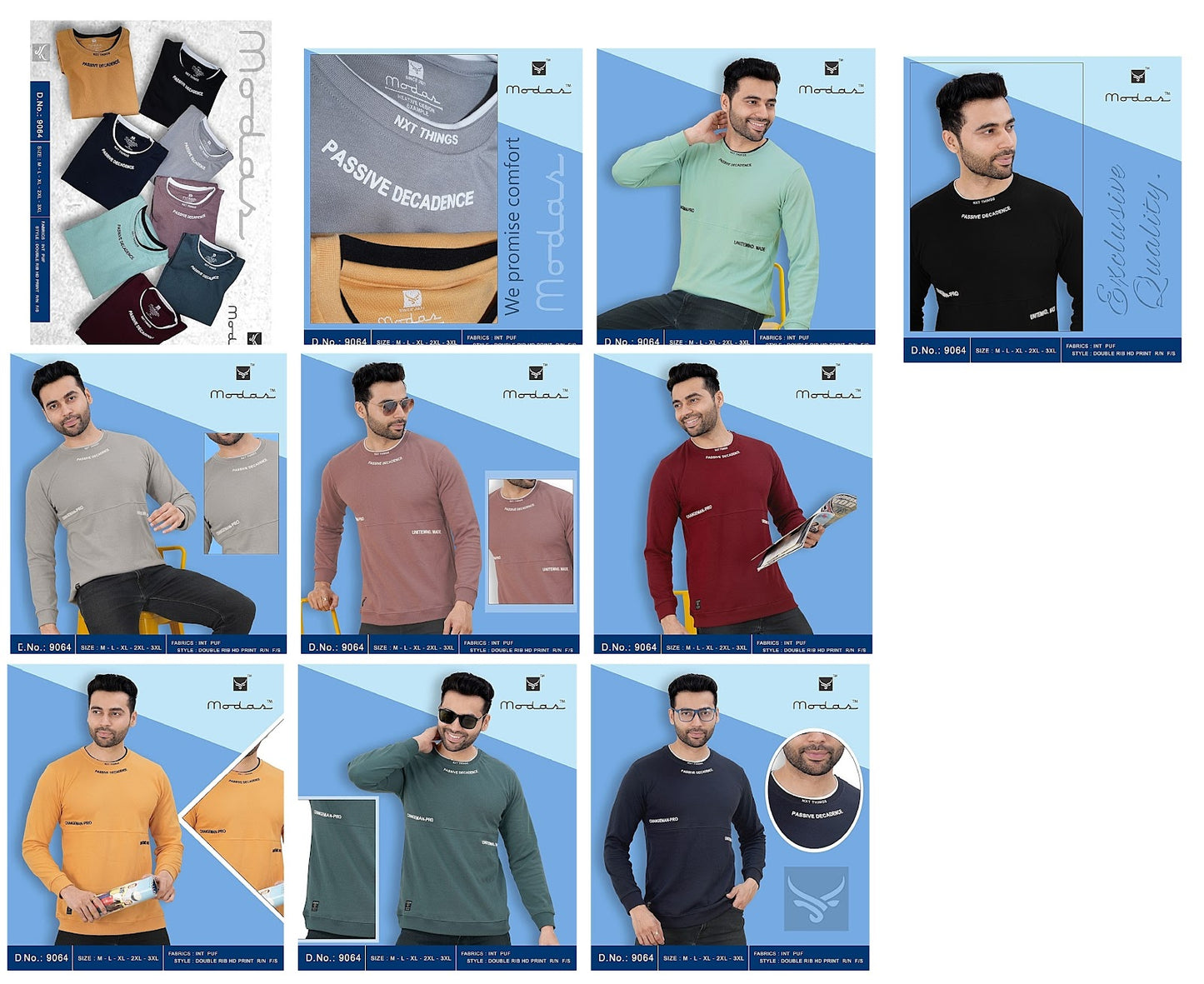Vol 9064 Colors Modas Mens Tshirts