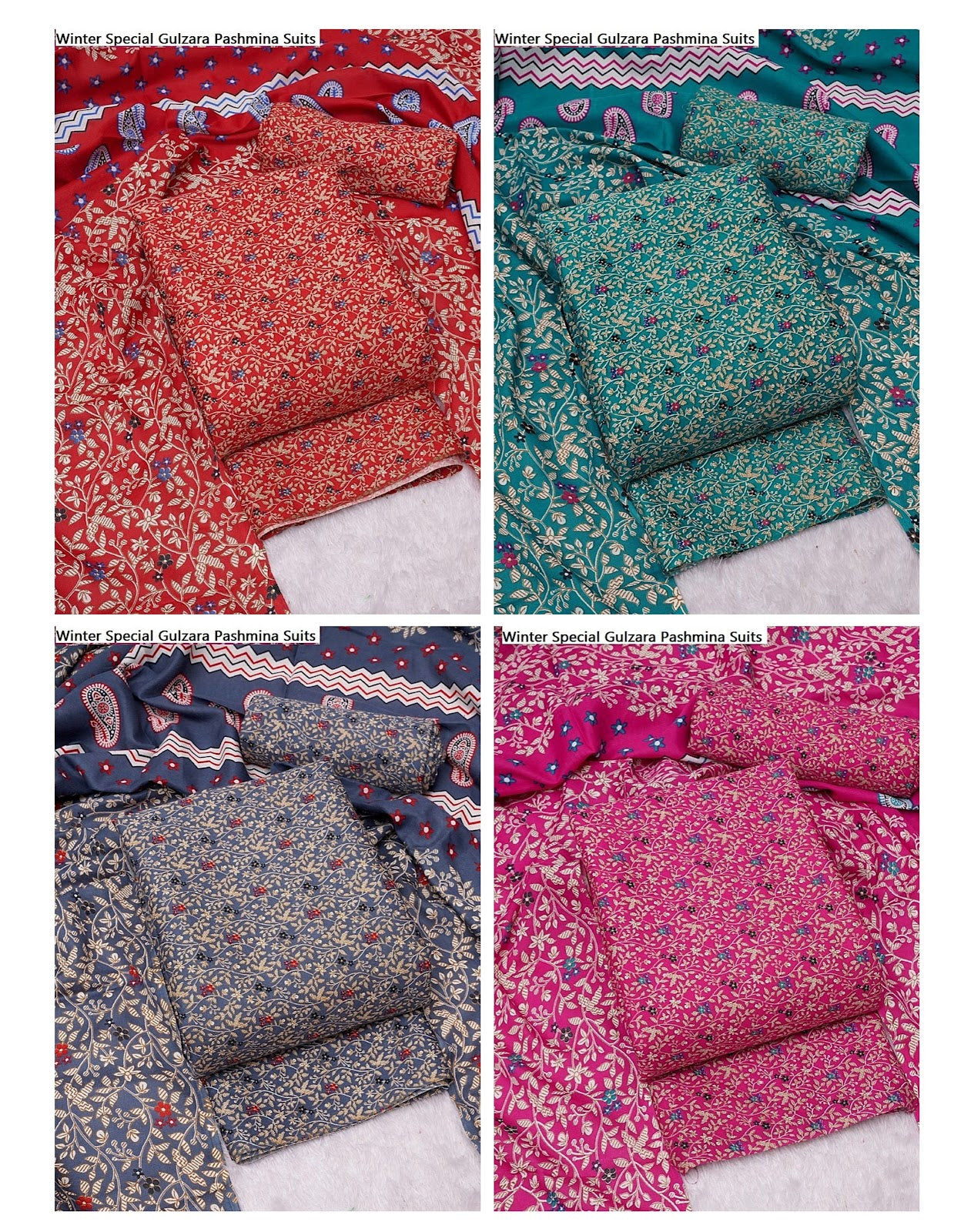 Winter Special Gulzara Pashmina Suits