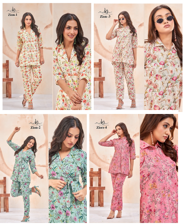 Zion Mayur Fashion Cotton Co Ord Set