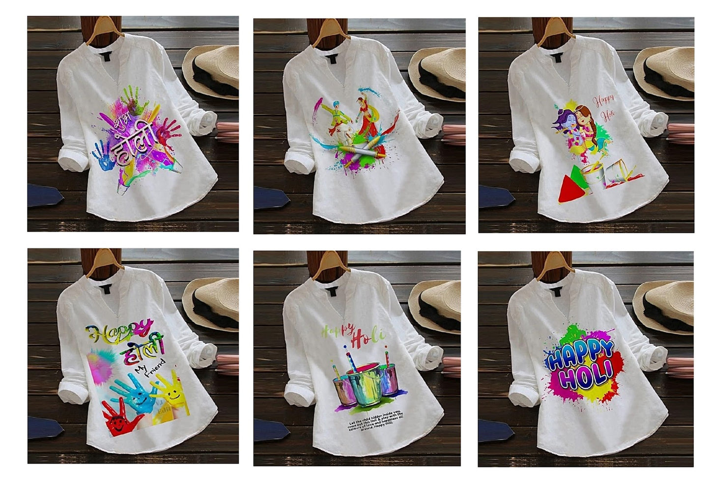 Holi Dhamaka Salas Silk Crepe Fancy Tops