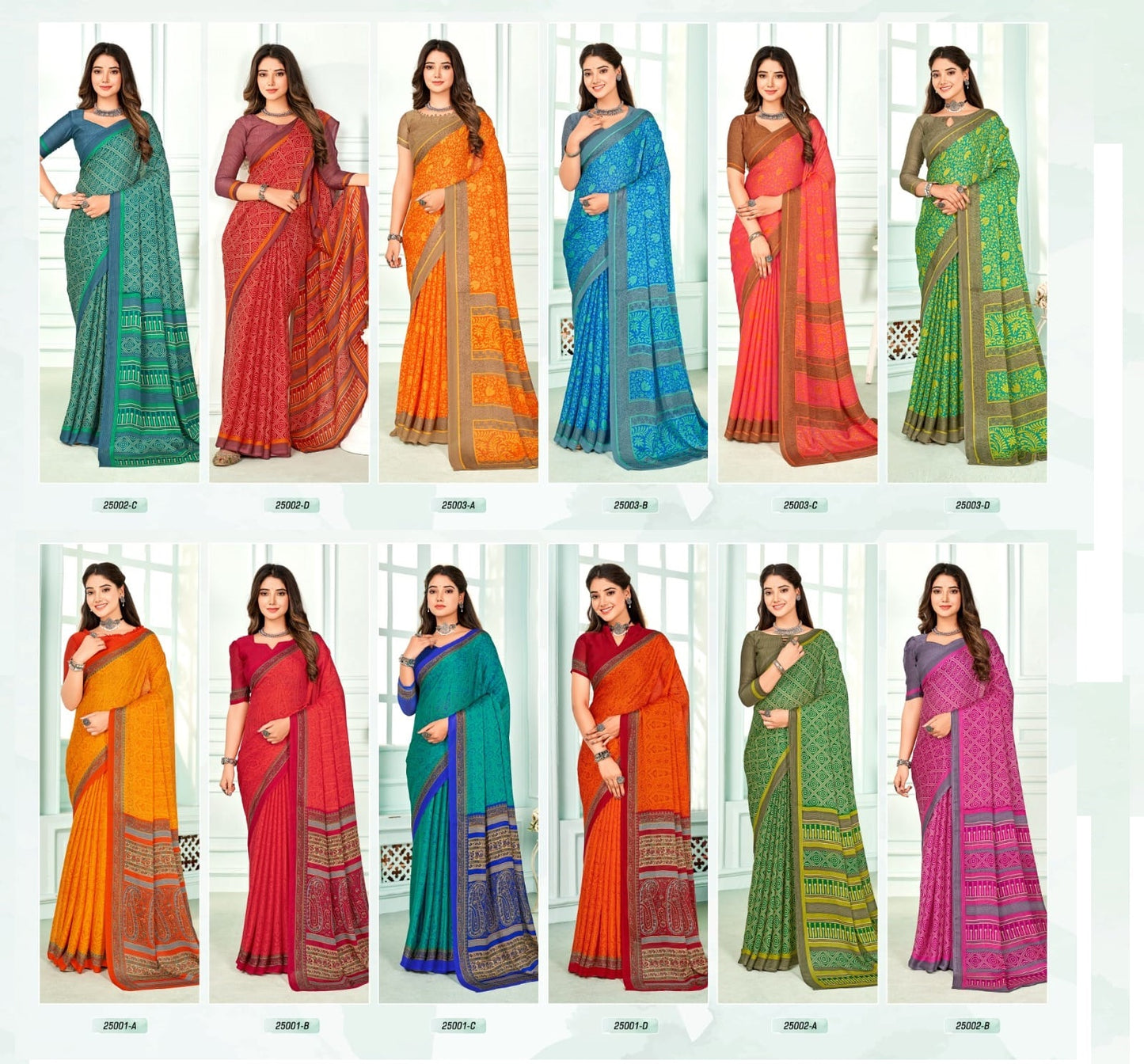 Aahana Vol 2 Ruchi Chiffon Sarees