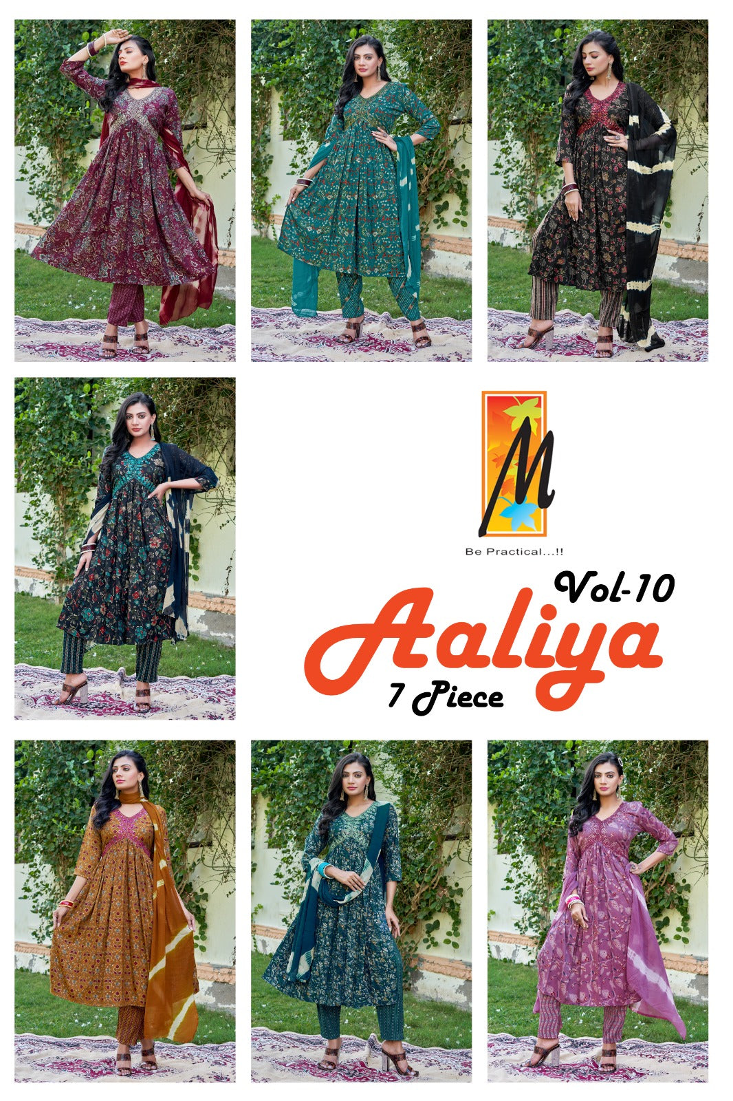 Aaliya Vol 10 Manjeera Capsule Readymade Pant Style Suits
