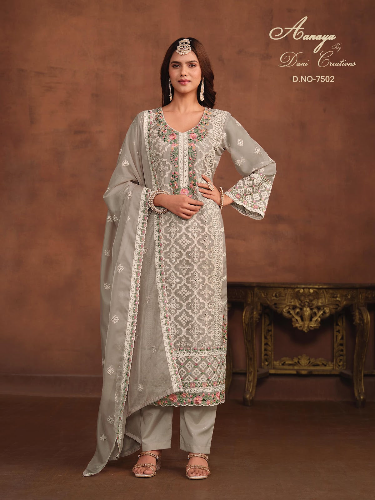 Aanaya Vol 175 Dani Creation Organza Pant Style Suits