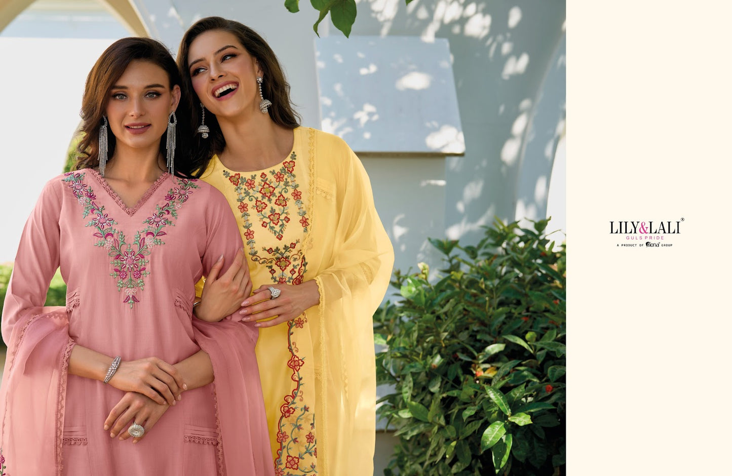 Aarya Lily Lali Milan Silk Readymade Pant Style Suits