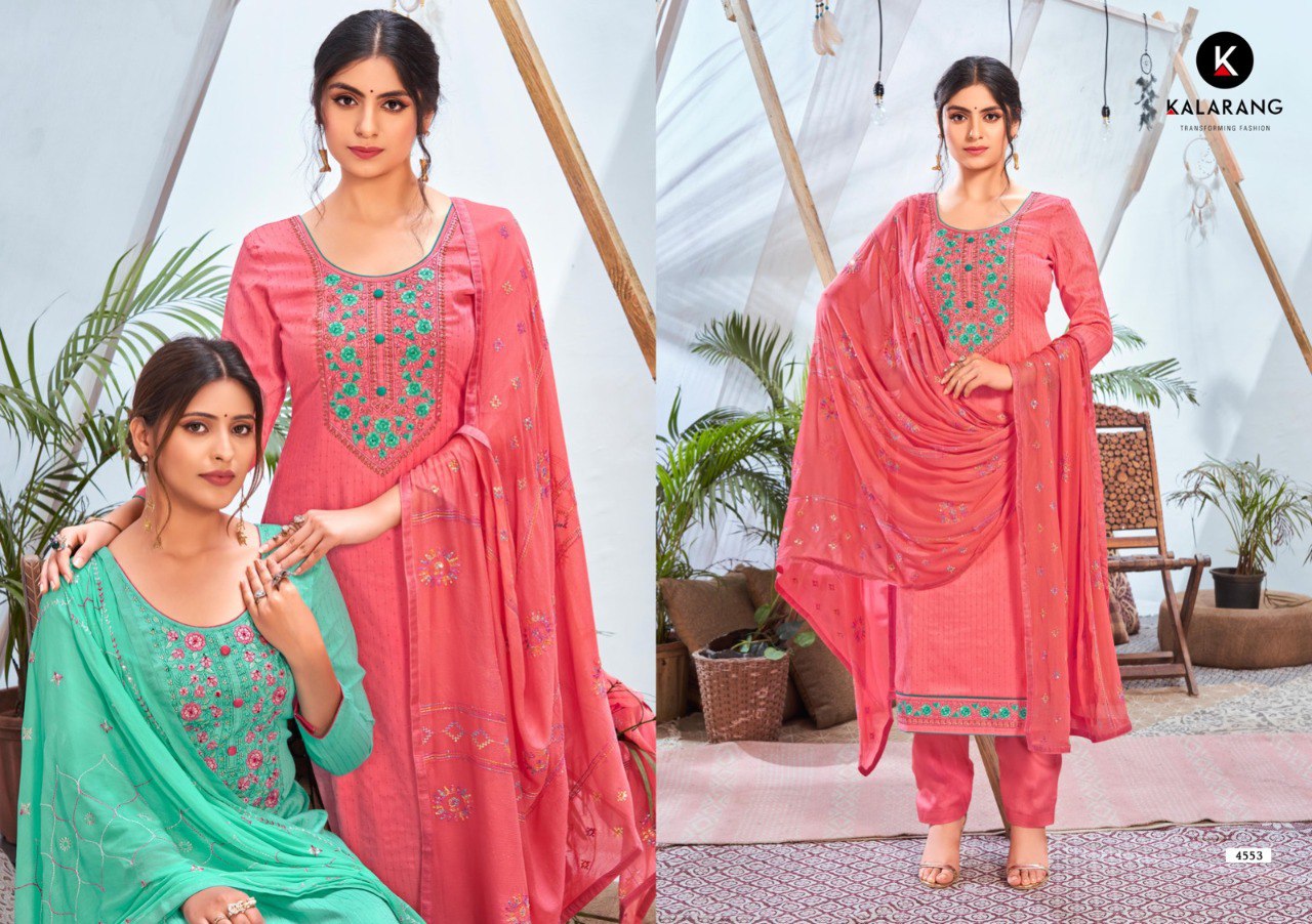 Aashvi Kalarang Silk Pant Style Suits