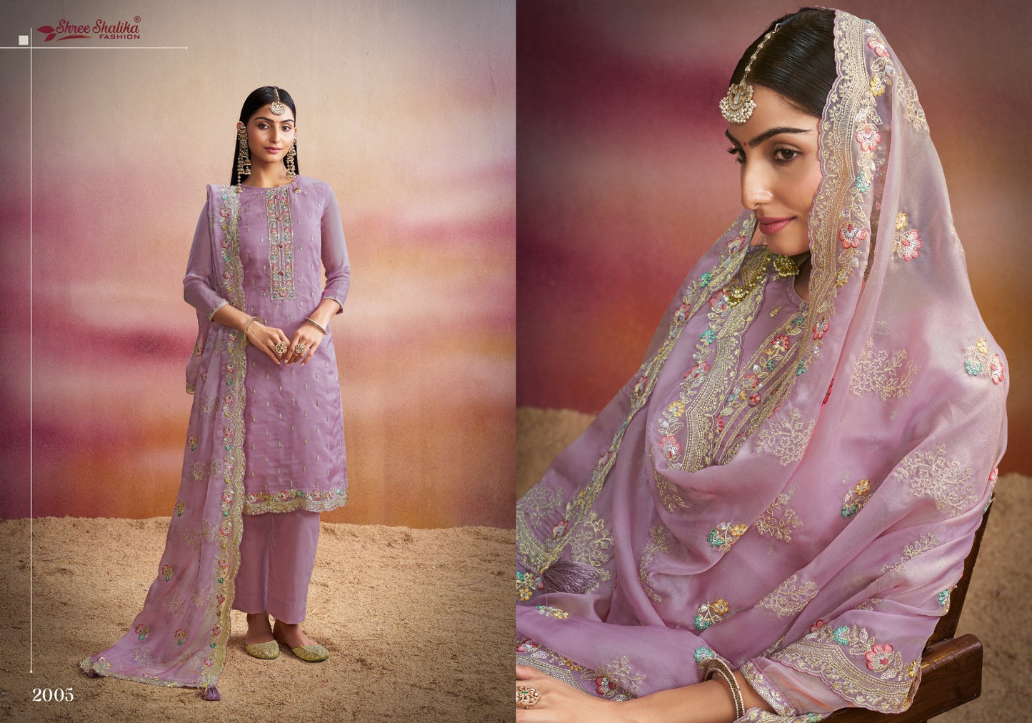 Adaab Shree Shalika Fashion Soft Organza Pant Style Suits