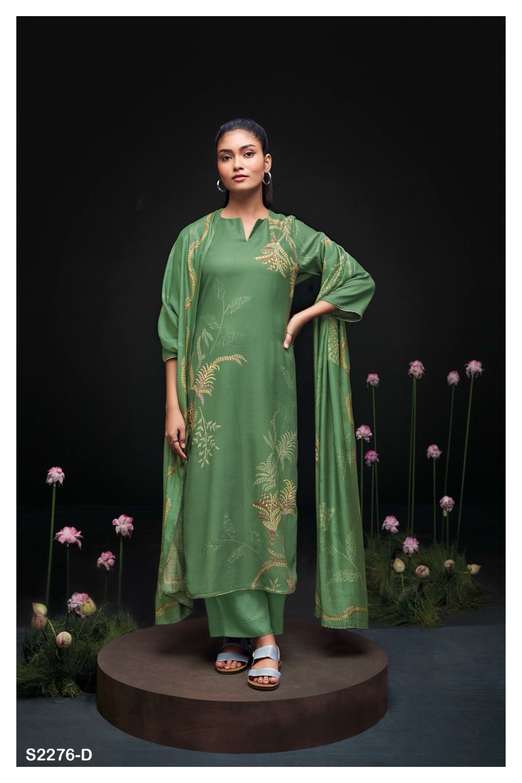 Akane 2276 Ganga Wool Pashmina Suits