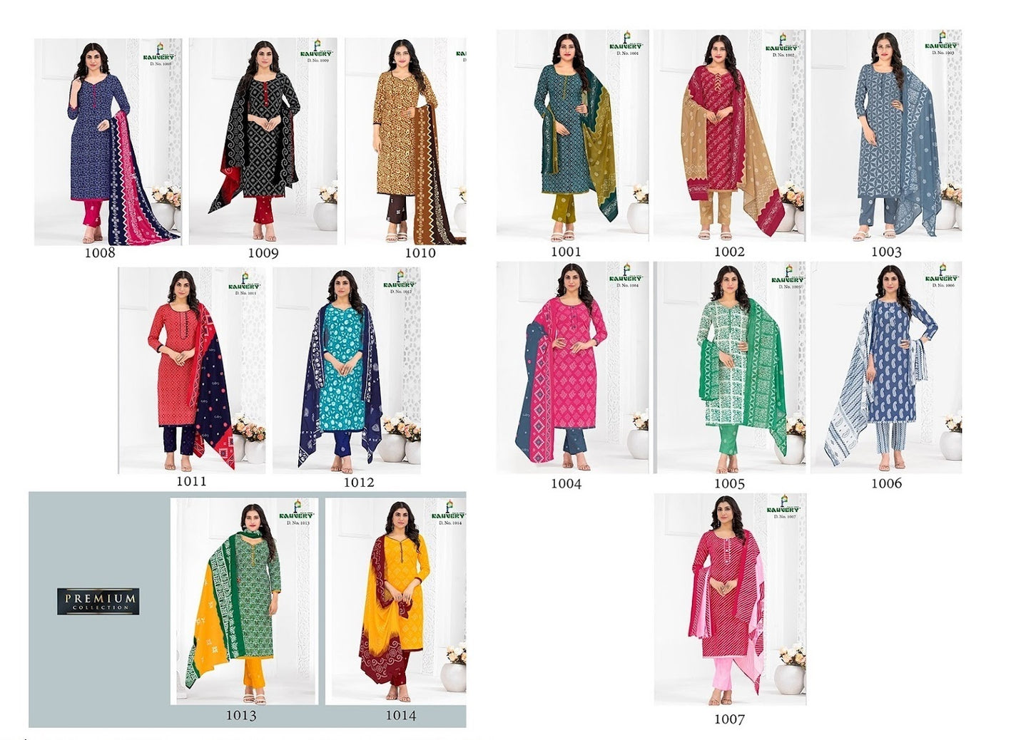 Alia Vol 1 Kauvery Cotton Readymade Pant Style Suits