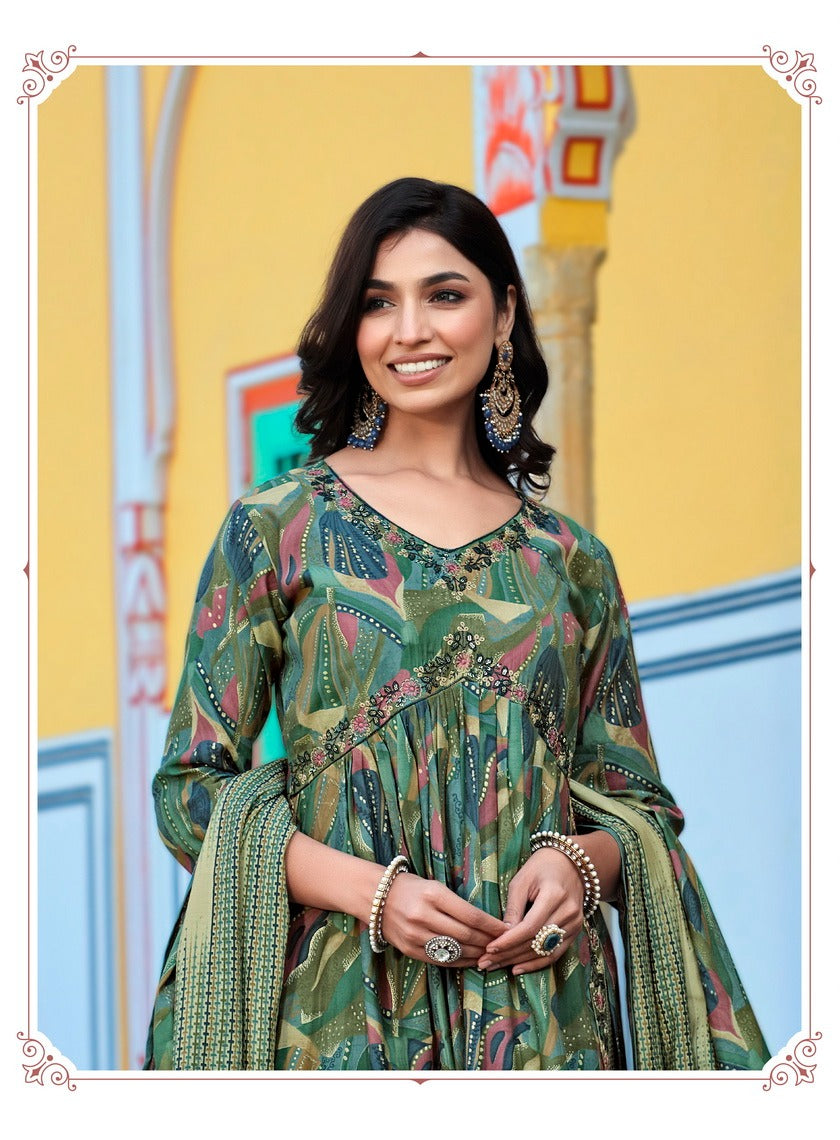 Alia Vol 5 Radhika Lifestyle Modal Readymade Pant Style Suits