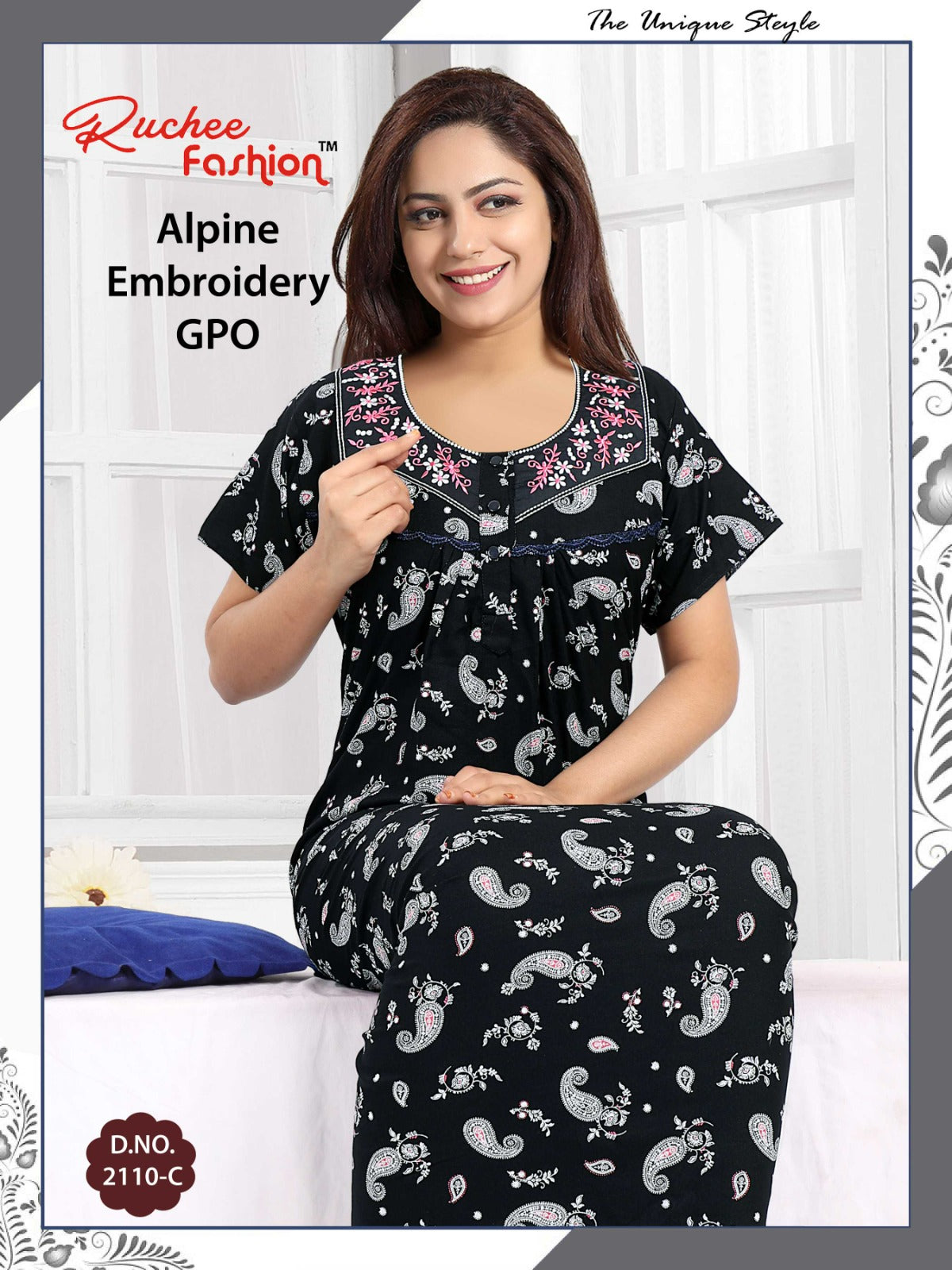 Alpine-A Ruchee Fashion Night Gowns