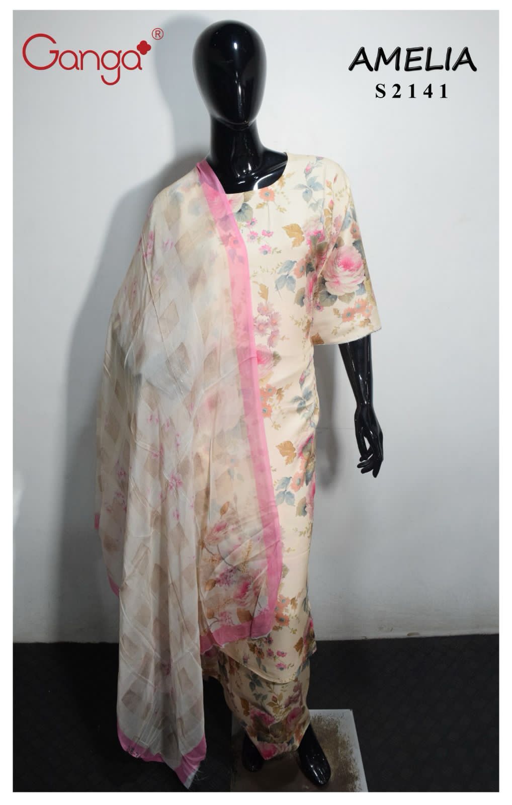 Amelia 2141 Ganga Premium Plazzo Style Suits