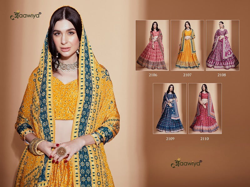 Amora Vol 1 Aawiya Chinon Lehenga Choli