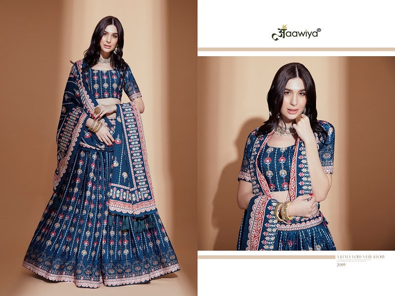 Amora Vol 1 Aawiya Chinon Lehenga Choli