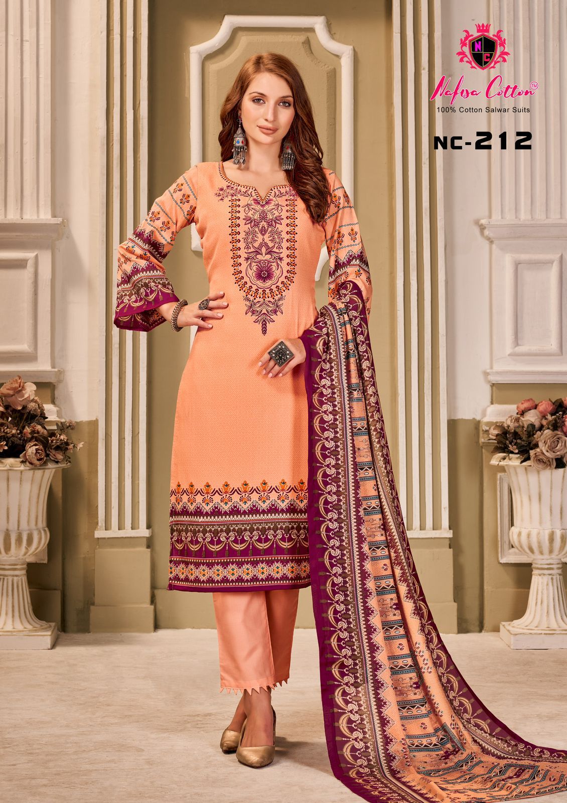Andaaz Vol 2 Nafisa Cotton Soft Cotton Karachi Salwar Suits