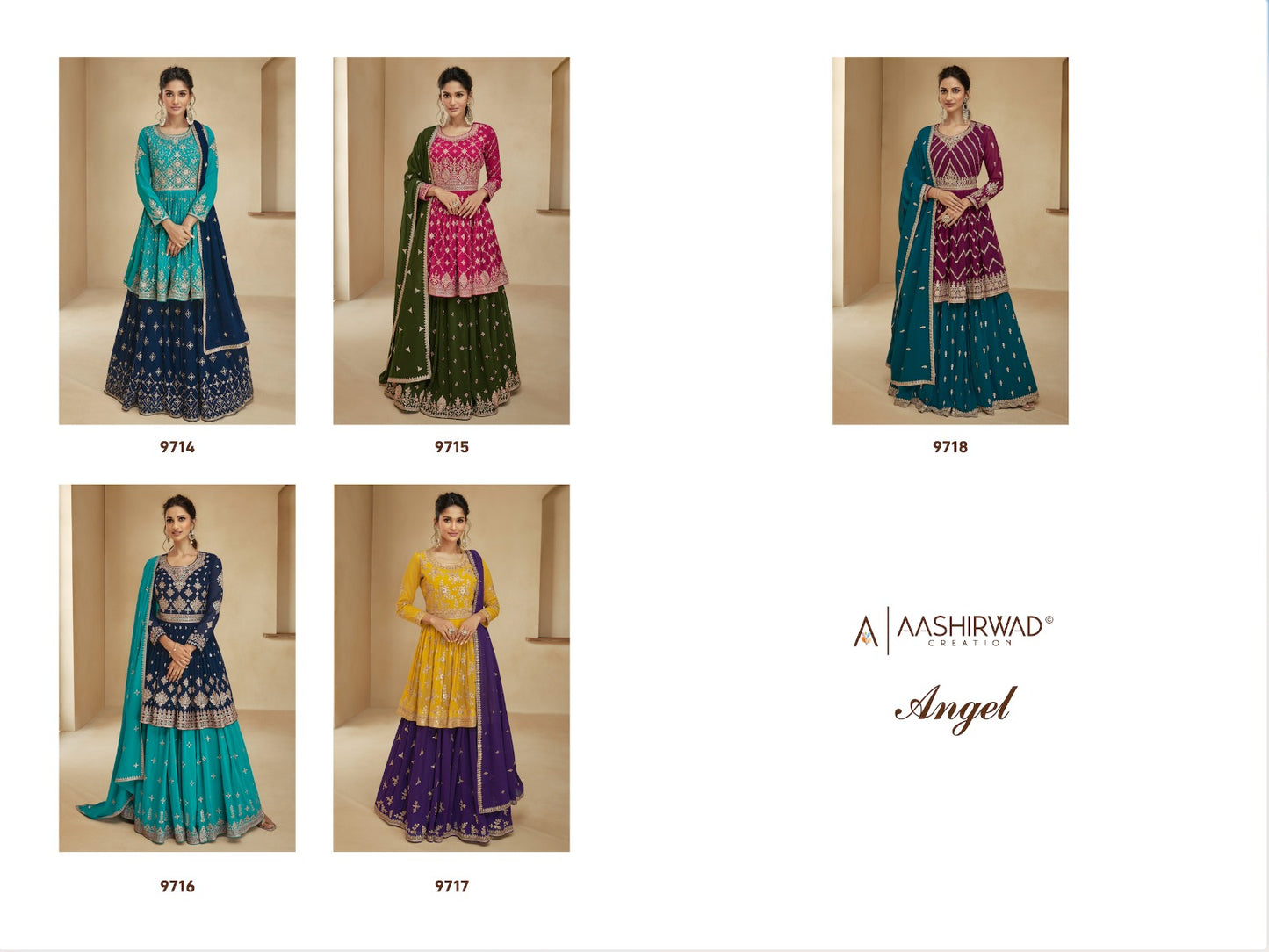 Angel Aashirwad Creation Georgette Readymade Suits