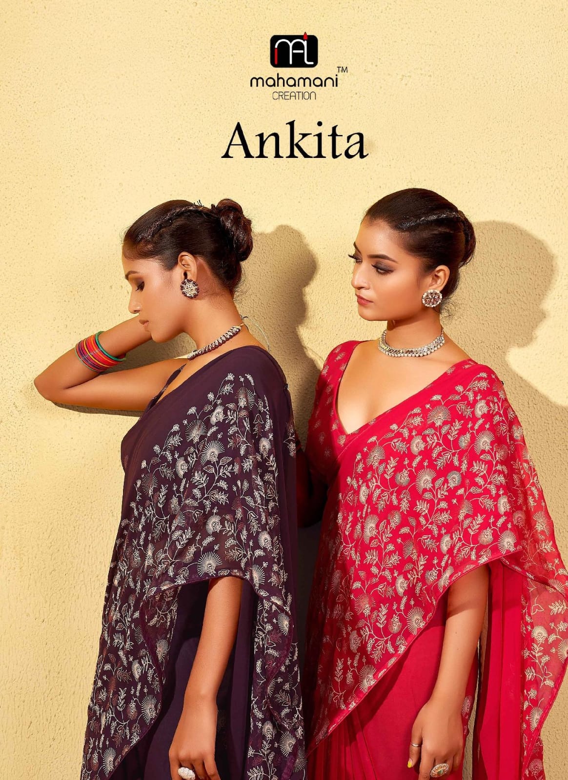 Ankita Mahamani Creation Georgette Sarees