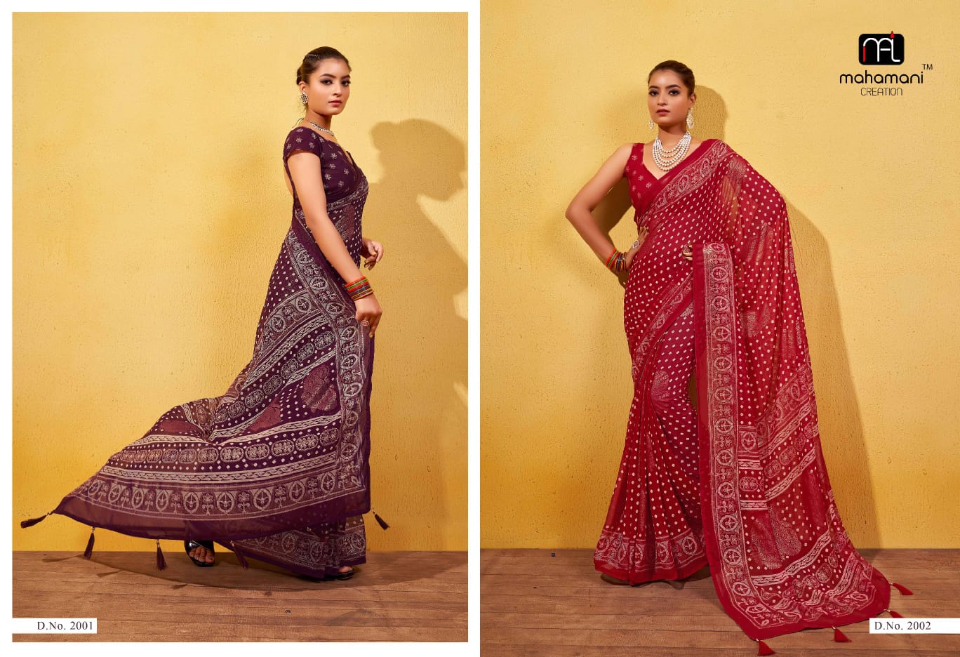Ankita Vol 2 Mahamani Creation Georgette Sarees
